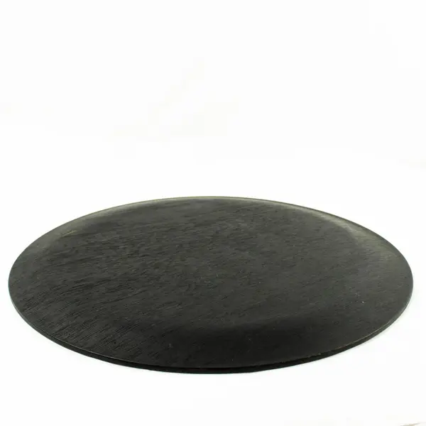 Vintage Large Pressed Wood Checkerboard Serving Tray 19"