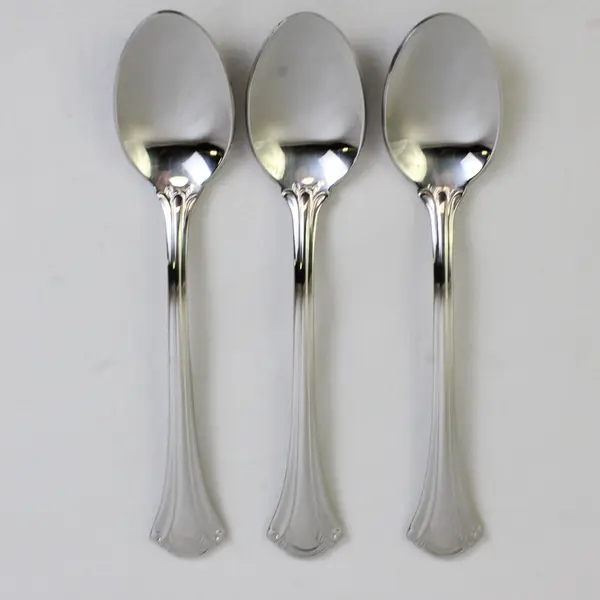 Lot of 3 RSVP Brand RXV15 Pattern 18/10 Stainless Teaspoons 6" Rare HTF New 