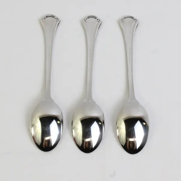 Lot of 3 RSVP Brand RXV15 Pattern 18/10 Stainless Teaspoons 6" Rare HTF New 