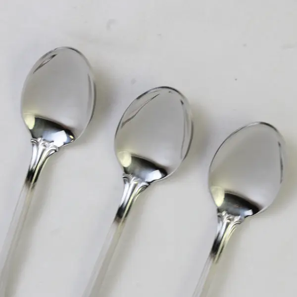 Lot of 3 RSVP Brand RXV15 Pattern 18/10 Stainless Teaspoons 6" Rare HTF New 