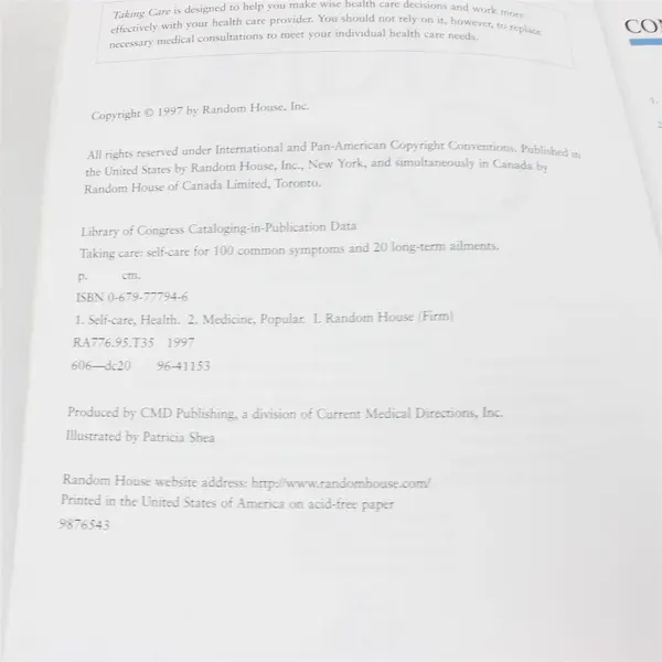 United Healthcare Taking Care Paperback Book