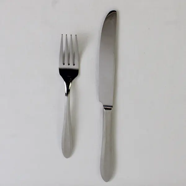 Lot of 2 Oneida Silver Patrician Pattern SS Salad Fork Dinner Knife New Rare HTF
