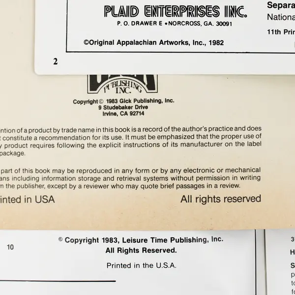 Lot 3 Vntg. Craft Magazines Dolls, Doll Clothes (Uncut Patterns), People Pals