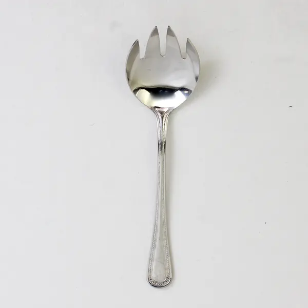 Oneida Silver OHS134 Pattern 18/8 Stainless Salad Serving Fork 7.5" Rare HTF 