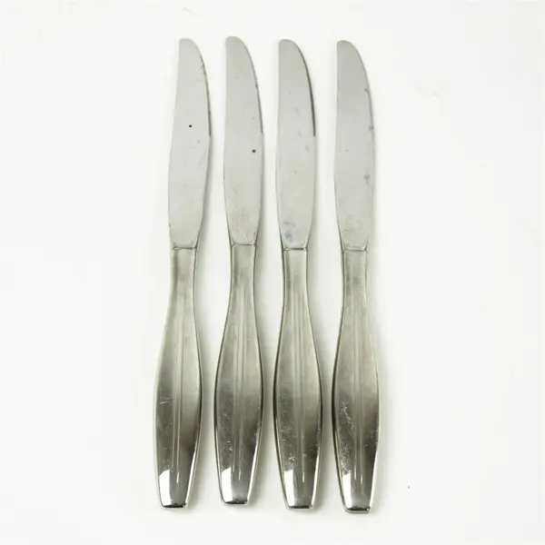Set of 4 Oneida Arris Stainless Modern Hollow Knives