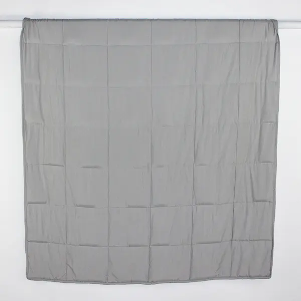 Unbranded Solid Light Gray Color Weighted Blanket 68.5" x 48" (12 lbs)