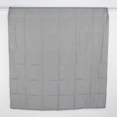 Unbranded Solid Light Gray Color Weighted Blanket 68.5" x 48" (12 lbs)