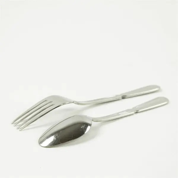 Lot of 5  Oneida Pallatian Stainless 4 Salad Forks & A Teaspoon