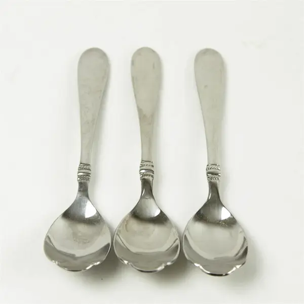 Set of 3 Oneida Avondale  Stainless Sugar Spoons