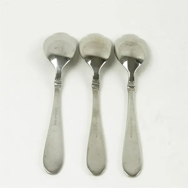 Set of 3 Oneida Avondale  Stainless Sugar Spoons