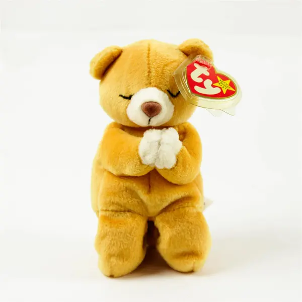TY Beanie Baby HOPE Praying Bear 7in Retired Collectible Stuffed Toy