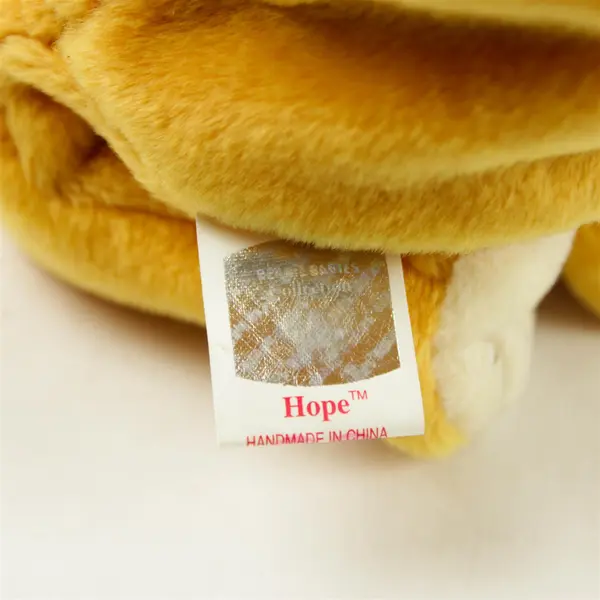 TY Beanie Baby HOPE Praying Bear 7in Retired Collectible Stuffed Toy