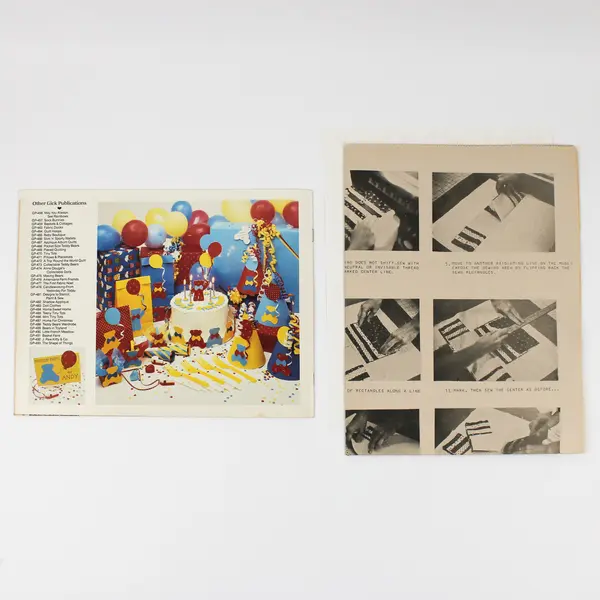 Lot of 2 Vntg. Pattern Books 1985 - Lift Star (sealed) and The Shape of Things 