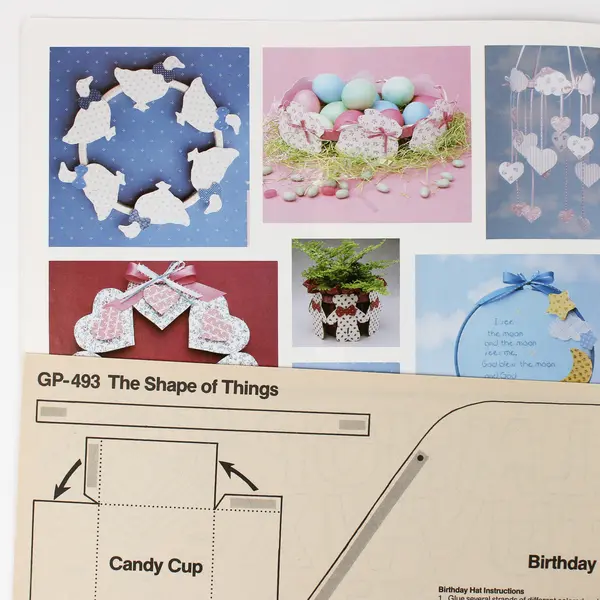 Lot of 2 Vntg. Pattern Books 1985 - Lift Star (sealed) and The Shape of Things 