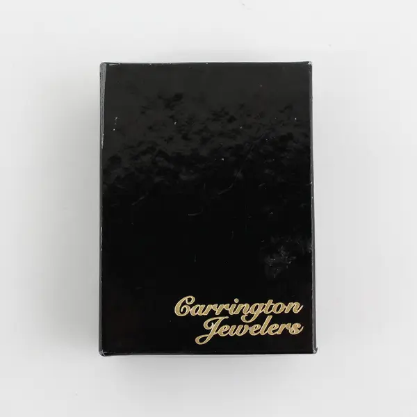 Carrington Jewelers Classic Gold Toned Heart Pendant w/Simulated Ruby 18" Chain 