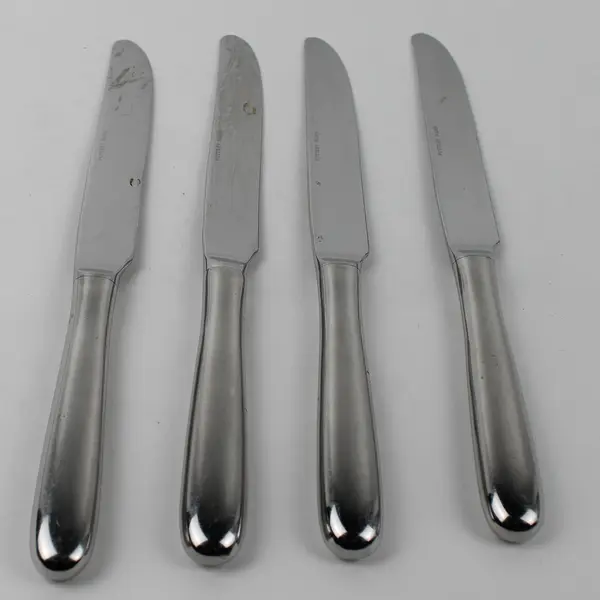 Lot Of 4 Wallace Silver Classic Pattern Pottery Barn 18/8 SS Dinner Knives 9.5"