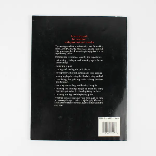 VTG Singer Sewing Reference Library Quilting by Machine Book SC, 1990