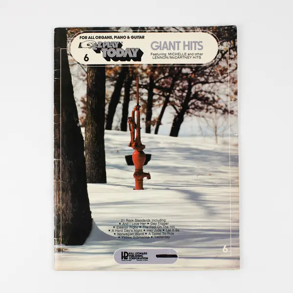 EZ Play Today "Giant Hits" #6 Sheet Music Book, 1975 Lennon/McCartney Hits