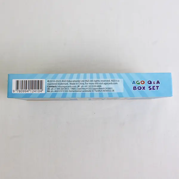 AGO Q&A Card Game for Learning English 3 Level Box Set, 2023