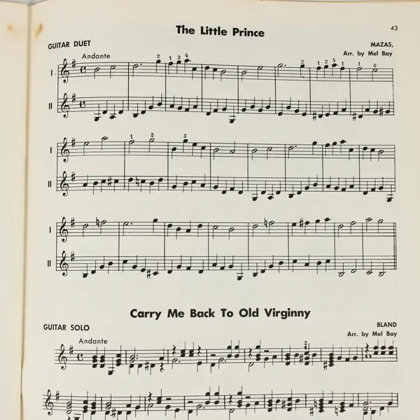 The Mel Bay Modern Guitar Method Grade 1 Music Training Book Illustrated, 1966