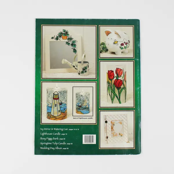 Grace Publications: Gallery Glass Lifestyles SC Craft Book, 2001 #09654