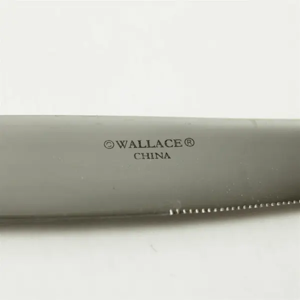 Set of 5 Wallace Casino Stainless Modern Dinner Knives 9.5in