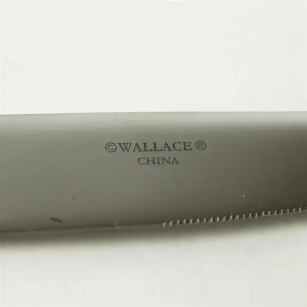 Set of 4 Wallace Casino Stainless Modern Dinner Knives 9.5in