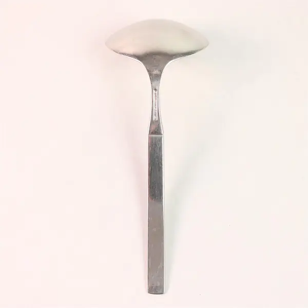 Oneida Silver Phoenix-Profile Pattern Black Accents SS Gravy Ladle 7.25" Rare