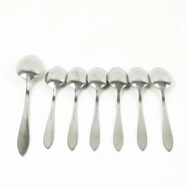 Lot of 7 Oneida Windward Stainless Tablespoon & Soup Spoons