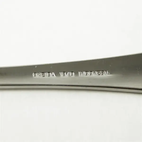 Set of 3 Oneida Windward Stainless Small Solid Cold Meat Serving Forks