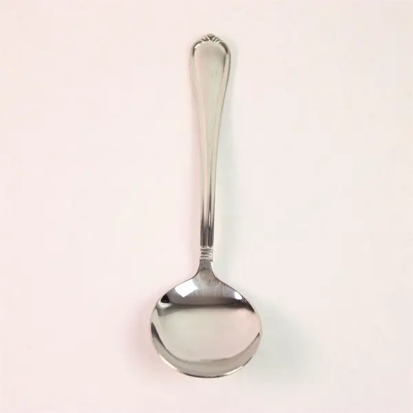 RSVP Stonegate Pattern 18/10 Stainless Round Bowl Soup Spoon 6.25" Good