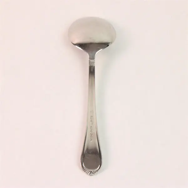 RSVP Stonegate Pattern 18/10 Stainless Round Bowl Soup Spoon 6.25" Good