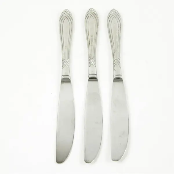 Set of 3 Oneida Windward Stainless Modern Solid Knives