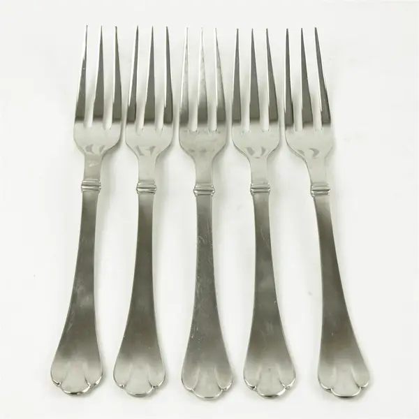 Set of 5 Towle Chelmsford Stainless Dinner Forks