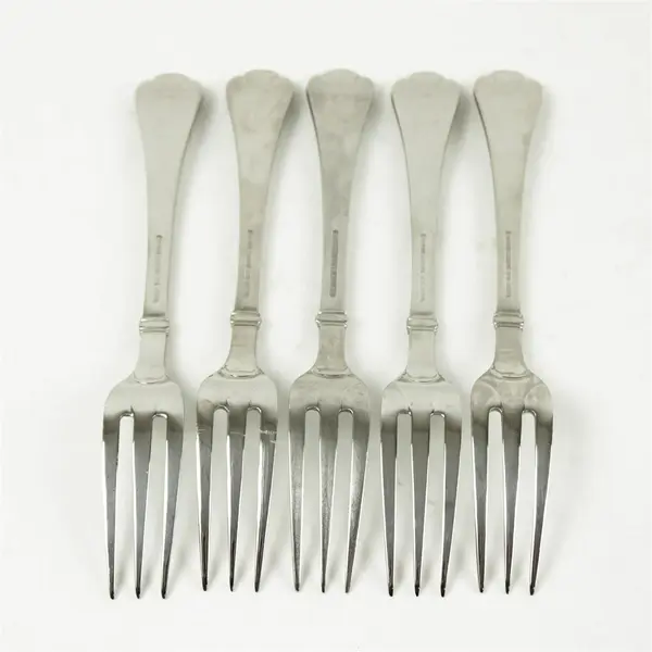 Set of 5 Towle Chelmsford Stainless Dinner Forks