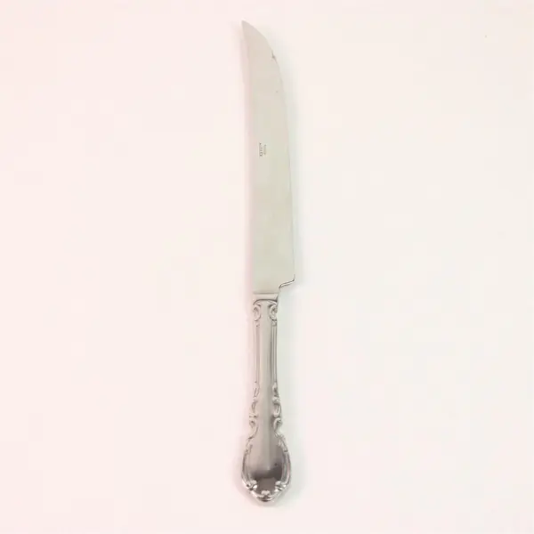 RSVP Wimberly Pattern 18/10 Stainless Large Solid Cake Knife 11.5" Good Rare HTF