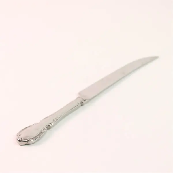 RSVP Wimberly Pattern 18/10 Stainless Large Solid Cake Knife 11.5" Good Rare HTF
