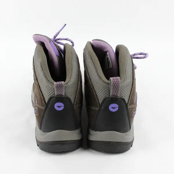 Hi-Tec Gray/Purple Skamania Mid Waterproof Hiking Boots Women's 10W