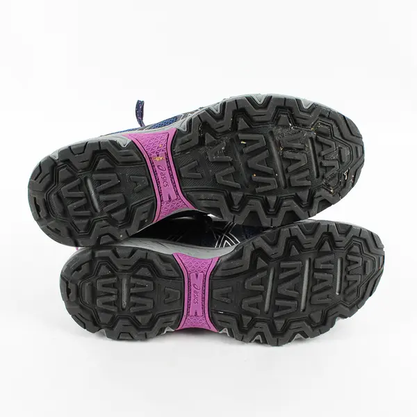 ASICS Midnight Blue/Pure Silver Gel-Venture 8 Trail Running Shoes Women's Sz 7.5