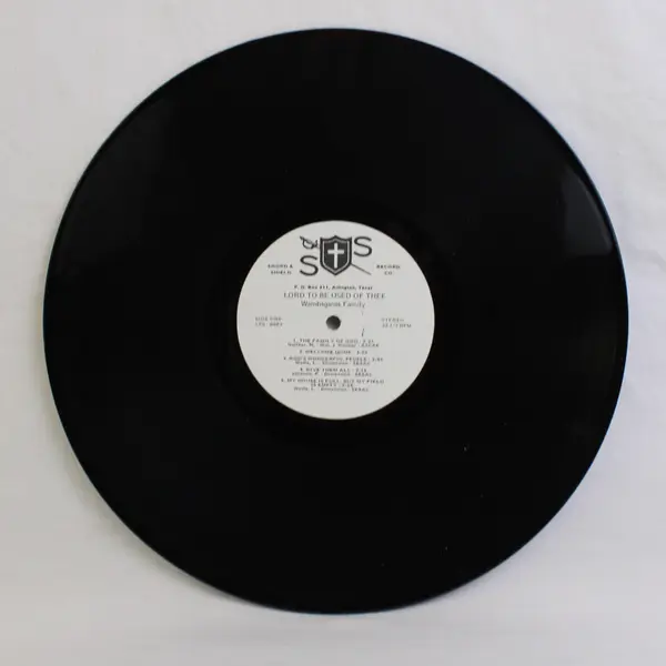 Wambsganss Family Singers "Lord to be Used of Thee" 12" Vinyl Record