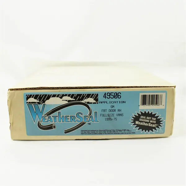 New Weather Seal 49506 Front Door Seal ALP 4049506 Fits GM Full Size Vans