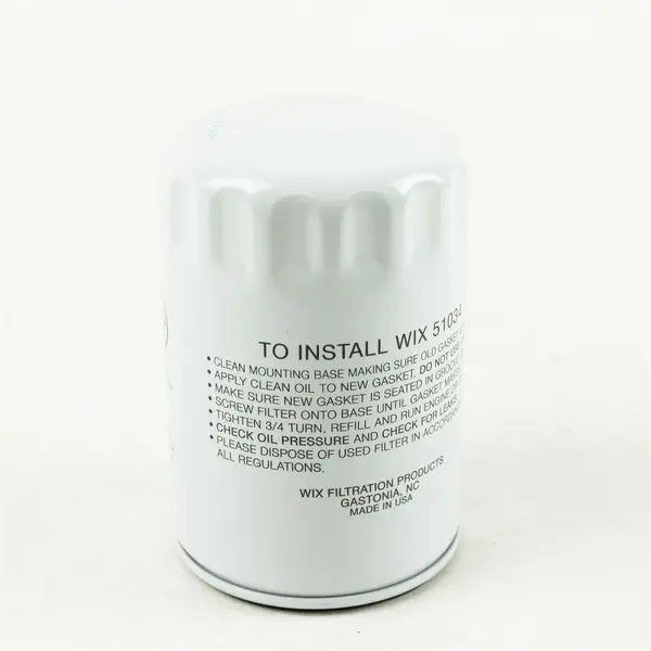 WIX 51034 Engine Oil Filter New Spin-On Std Trans Direct Fit
