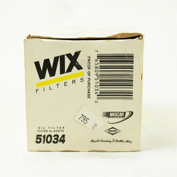 WIX 51034 Engine Oil Filter New Spin-On Std Trans Direct Fit