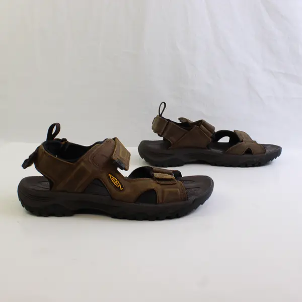 Keen Footwear Brown/Black Targhee lll Open Toe Sandal Men's Size 8.5