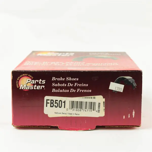 Parts Master FB501 71-501 Brake Shoes Fits 94 Ford Tempo & Mercury Topaz
