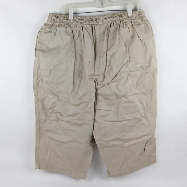 Woman Within Beige Pull-On Shorts Women's Size 20W Petite