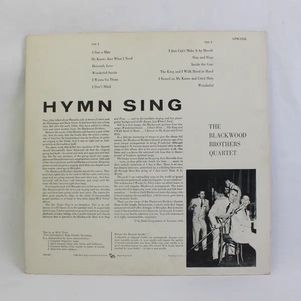 Blackwood Brothers Quartet Hymn Sing Album