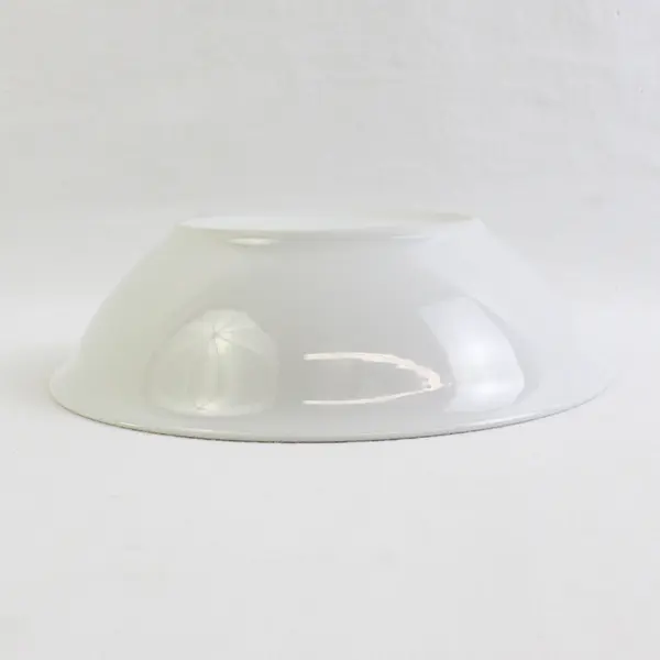 Modern White Solid White Color Large Round Ceramic Soup Bowl 9" Diameter