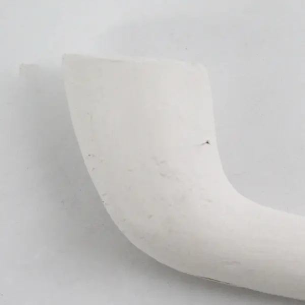 White Clay Ceramic Tobacco Smoking Pipe 5 Inches Long