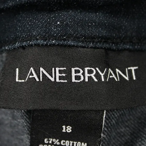 Lane Bryant Tapered-Leg Dark Wash Denim Jeans Women's Size 18